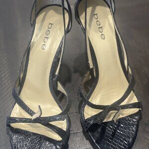 Bebe Strappy Stileto Heels